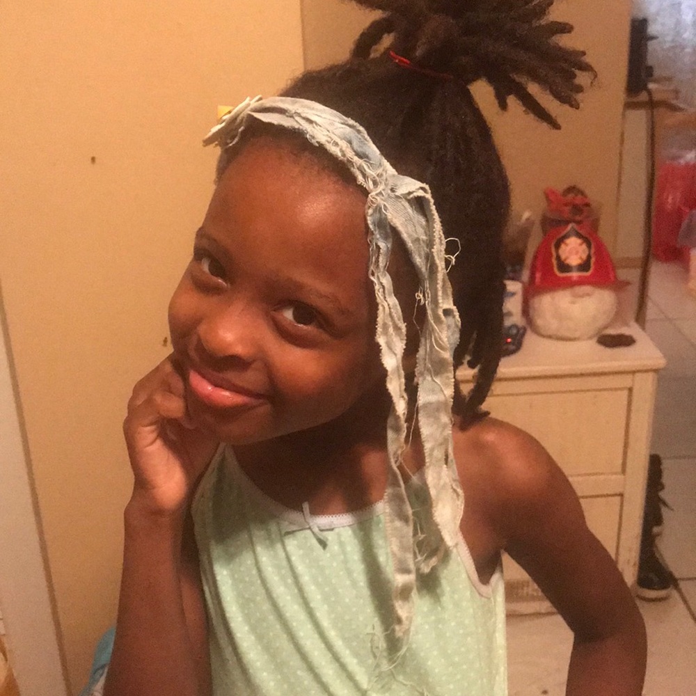 Denim headband